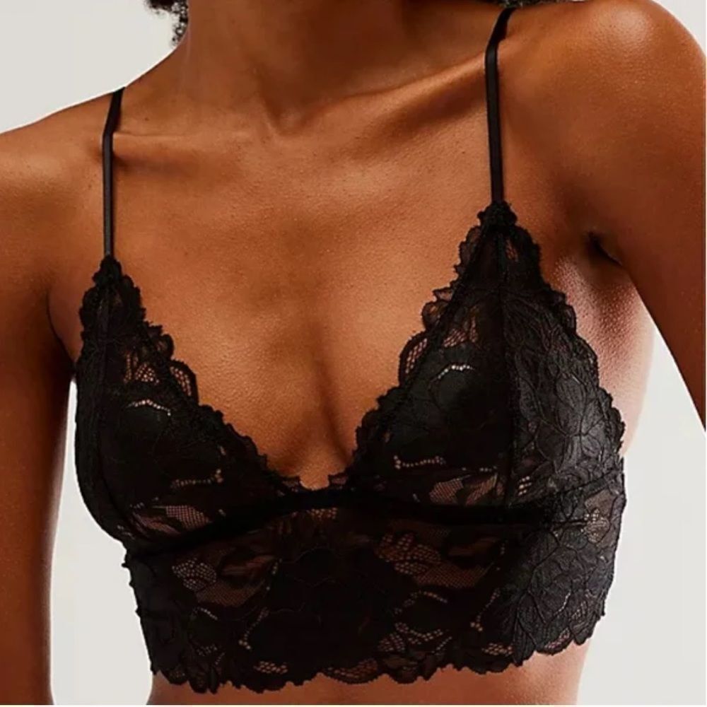 NWT 2 Pack Intimately Free People Lace Longline Bralette Medium - Picture 1 of 8